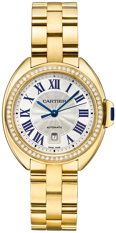 Cartier Cle De Cartier Naisten kello WJCL0004 Hopea/18K keltakultaa