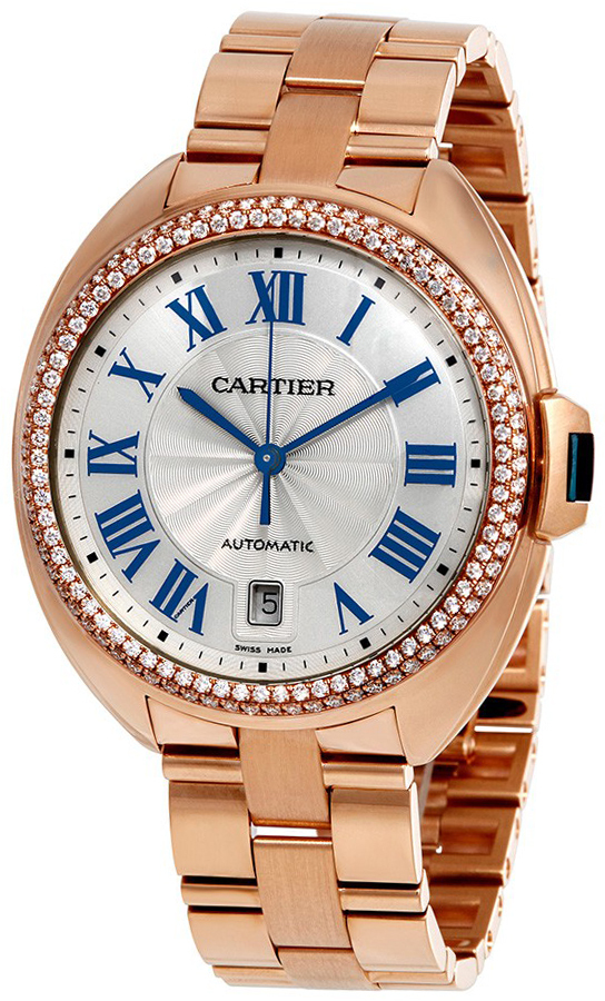 Cartier Cle De Cartier Naisten kello WJCL0009 Hopea/18K punakultaa