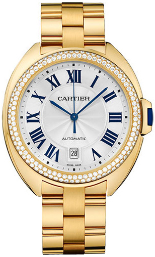 Cartier Cle De Cartier Naisten kello WJCL0010 Hopea/18K keltakultaa