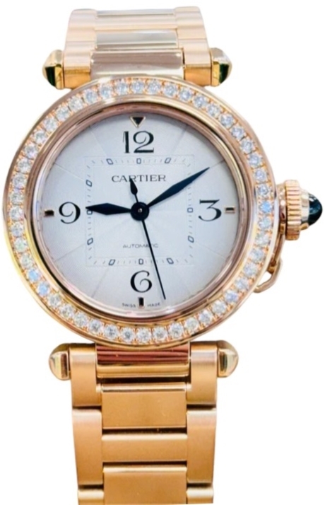 Cartier Naisten kello WJPA0013 Pasha De Hopea/18K punakultaa Ø35 mm