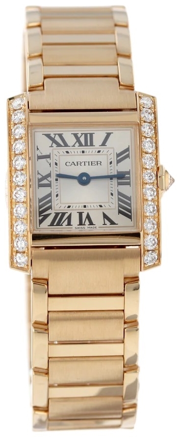 Cartier Naisten kello WJTA0039 Tank Francaise Hopea/18K keltakultaa