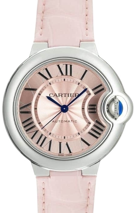 Cartier Naisten kello WSBB0031 Ballon Bleu De Pinkki/Nahka Ø33 mm