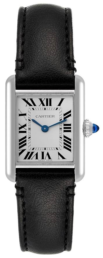 Cartier Naisten kello WSTA0060 Tank Must de Hopea/Nahka