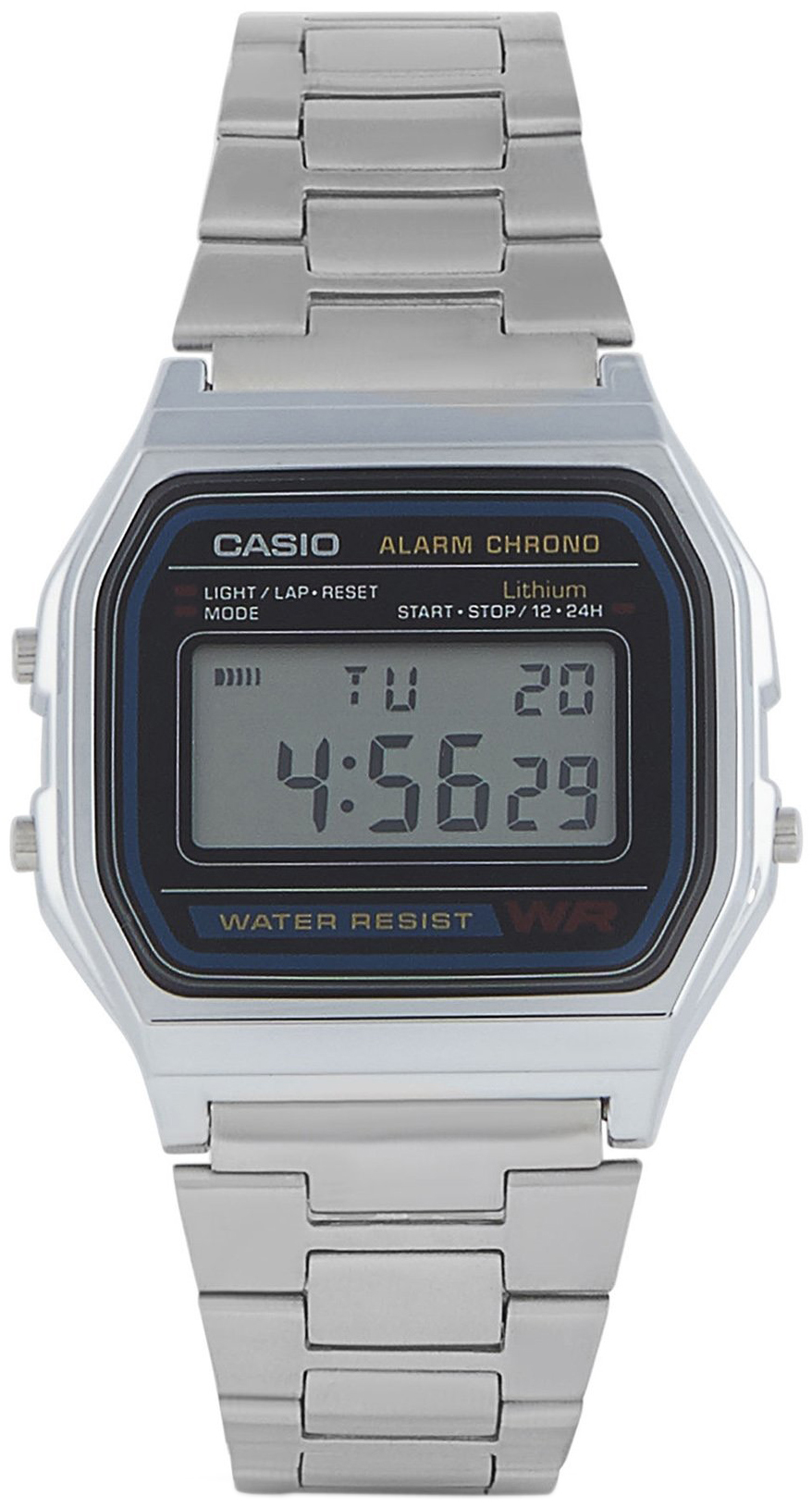 Casio A158WA-1DF Collection Harmaa/Teräs