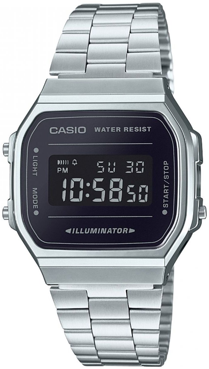 Casio A168WEM-1EF Retro LCD/Teräs