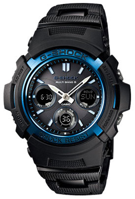 Casio Miesten kello AWG-M100A-1AER G-Shock LCD/Muovi Ø46.4 mm