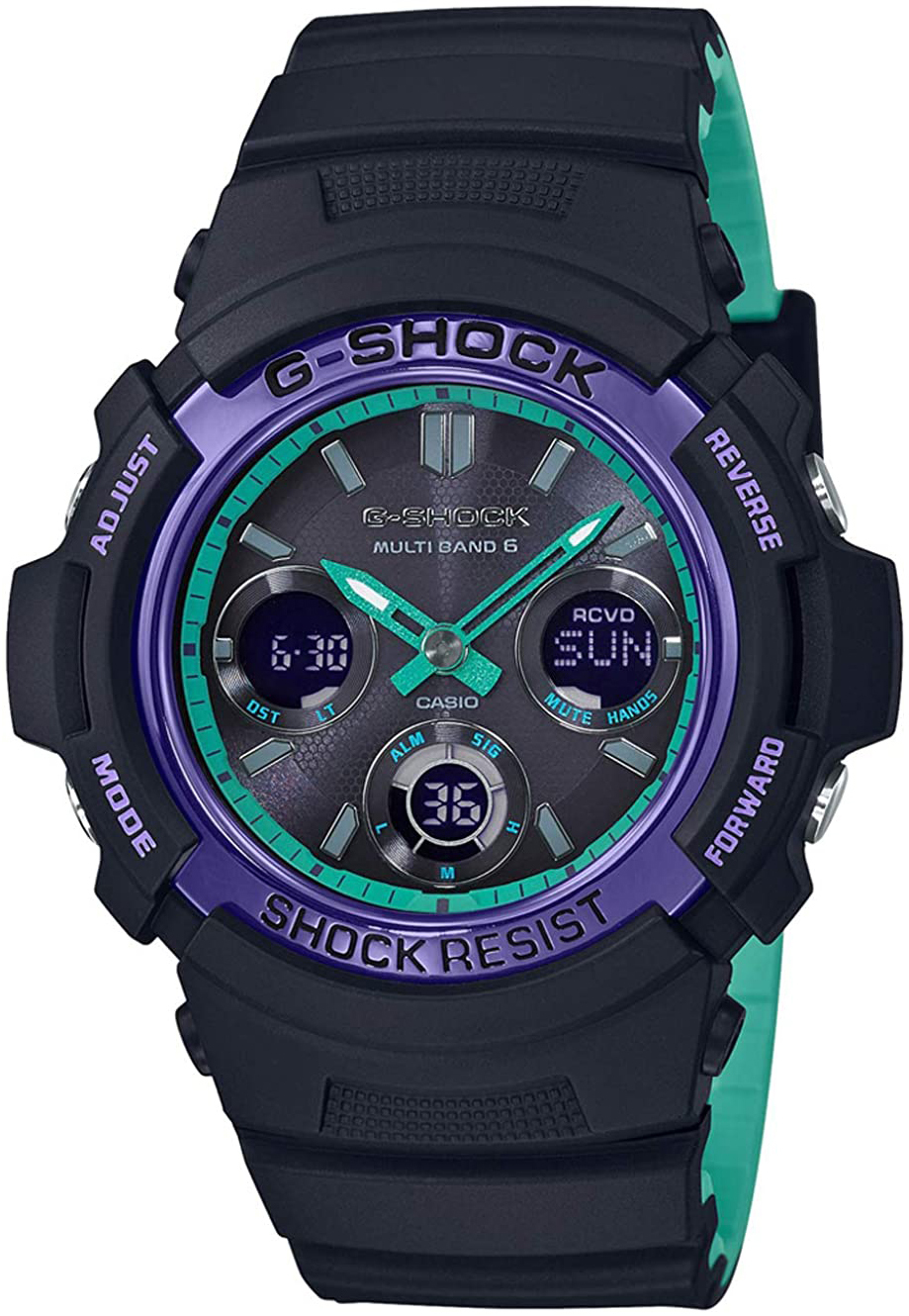 Casio G-Shock Miesten kello AWG-M100SBL-1AER Musta/Muovi Ø46.4 mm