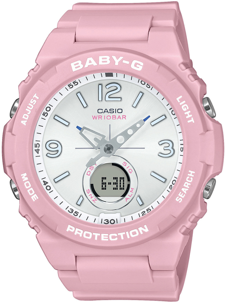 Casio Baby-G Naisten kello BGA-260SC-4AER Valkoinen/Muovi Ø42 mm