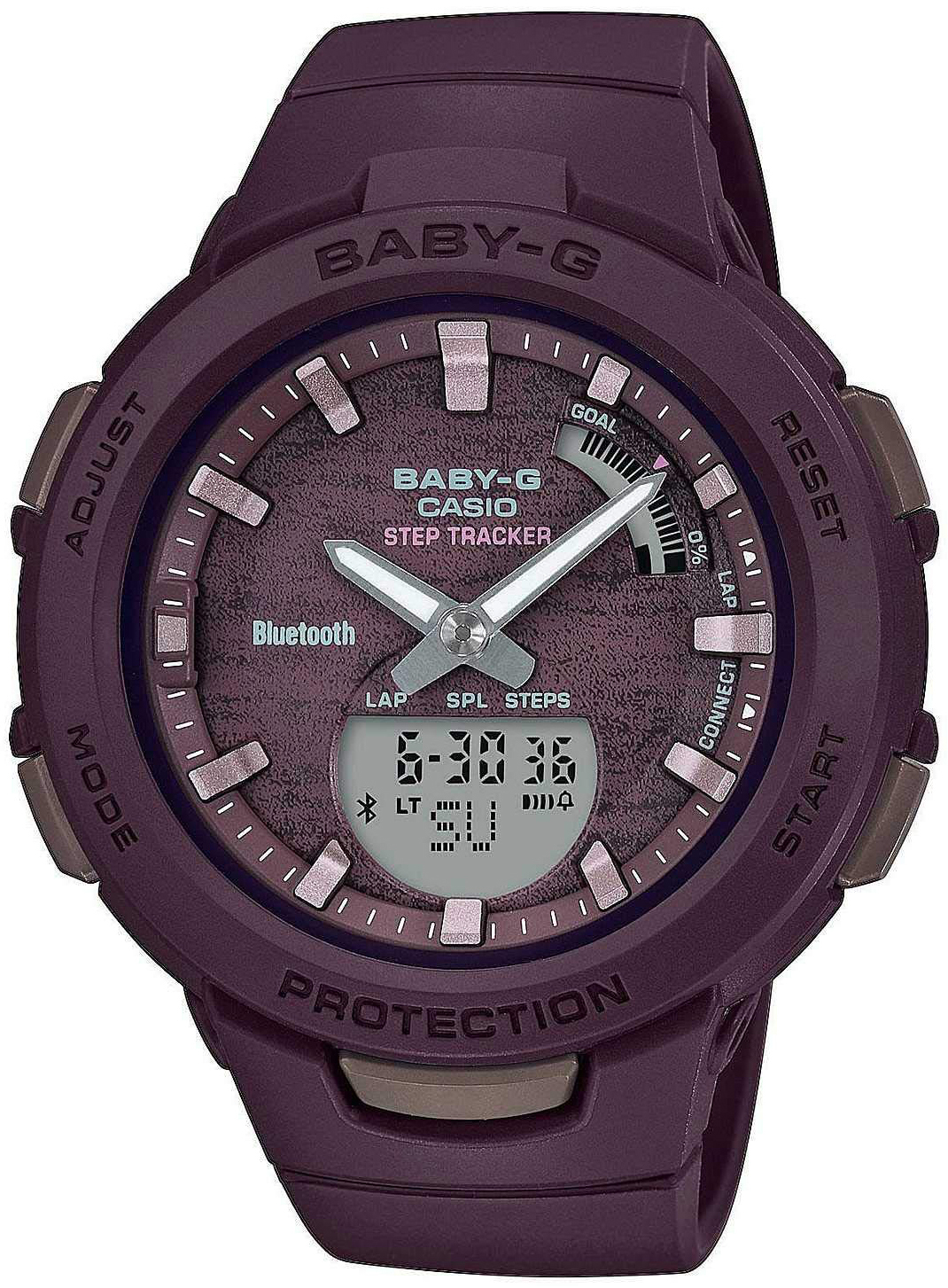 Casio Baby-G Naisten kello BSA-B100AC-5AER Ruskea/Muovi Ø41 mm