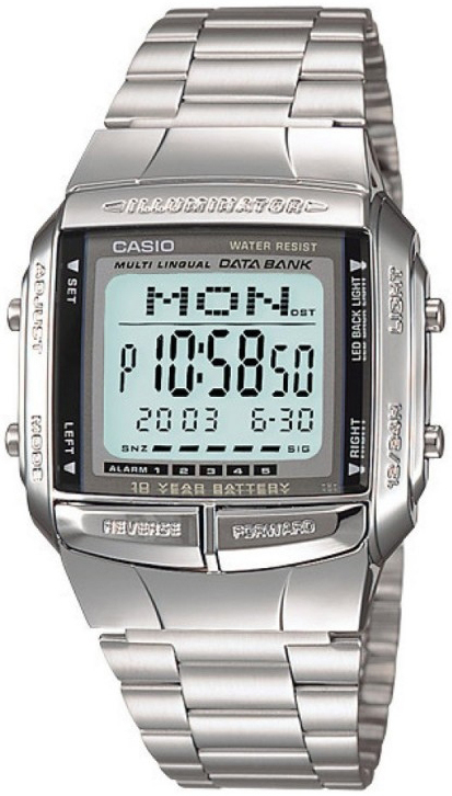 Casio Miesten kello DB-360-1ADF Classic LCD/Teräs Ø38 mm