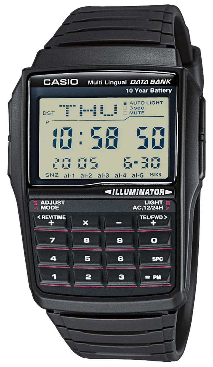 Casio Miesten kello DBC-32-1AES Collection Muovi 50.4x37.4 mm