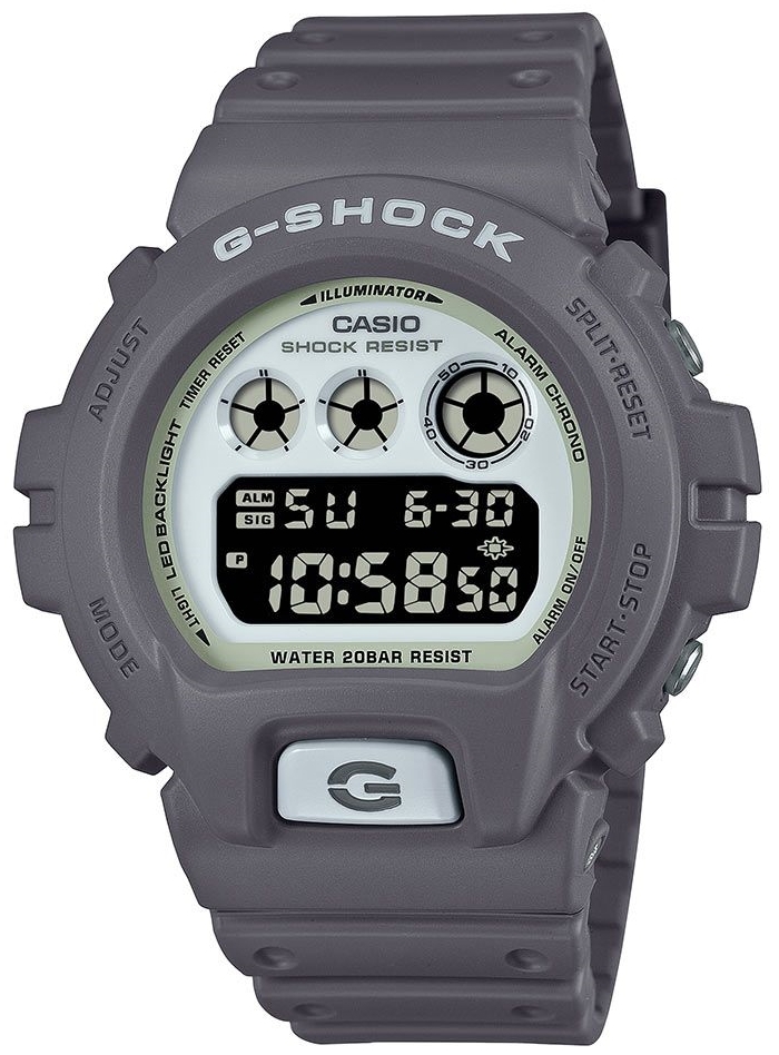 Casio DW-6900HD-8ER G-shock Valkoinen/Muovi Ø50 mm