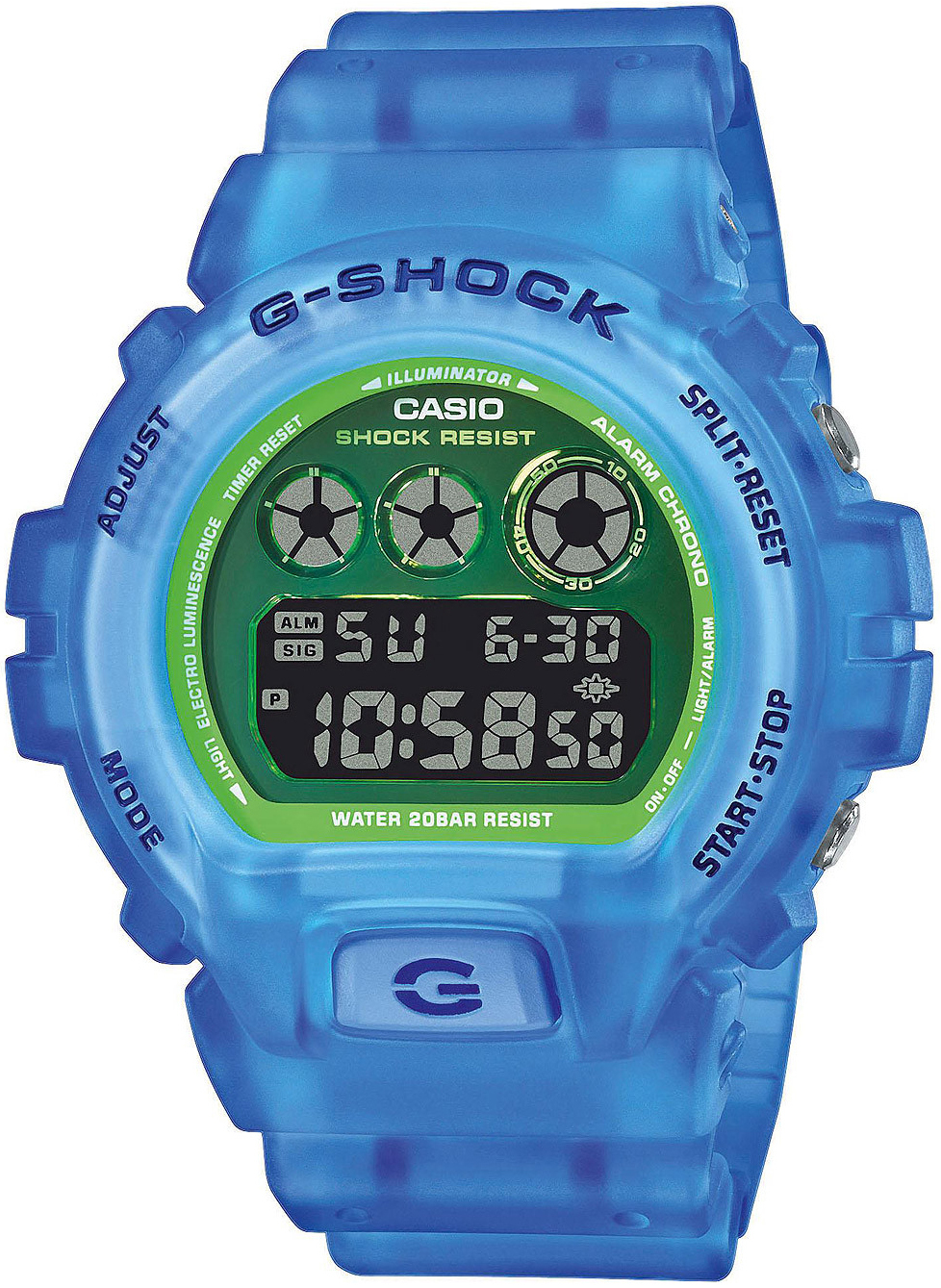 Casio Miesten kello DW-6900LS-2ER G-Shock LCD/Muovi Ø50 mm