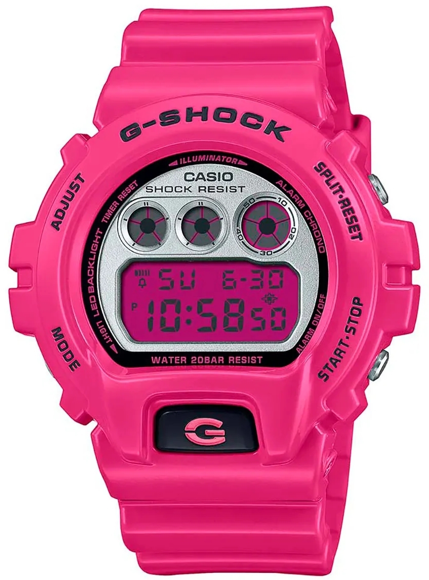 Casio DW-6900RCS-4ER G-shock Pinkki/Muovi Ø50 mm