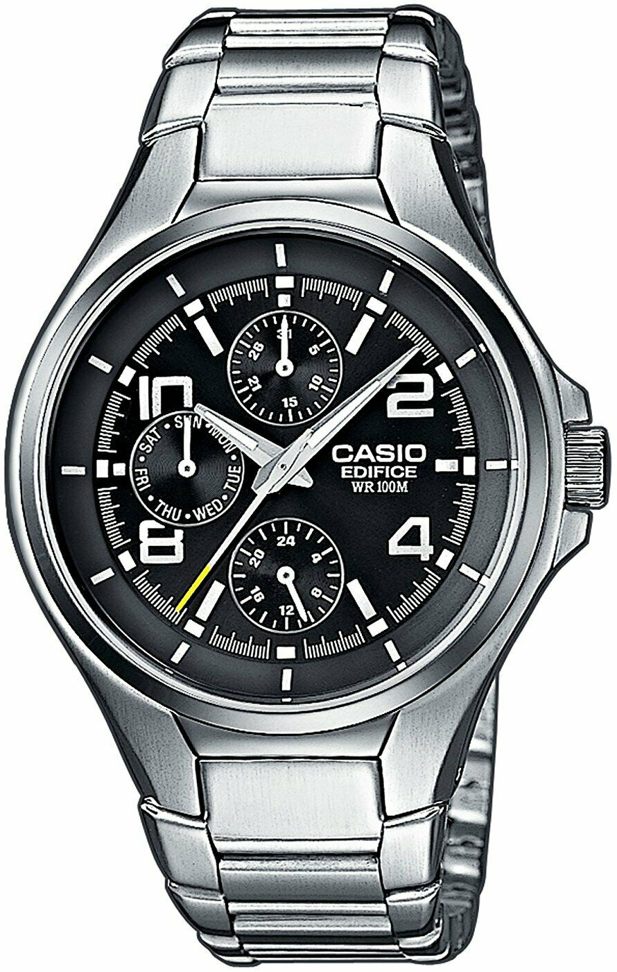 Casio Miesten kello EF-316D-1AVEG Edifice Musta/Teräs Ø41 mm