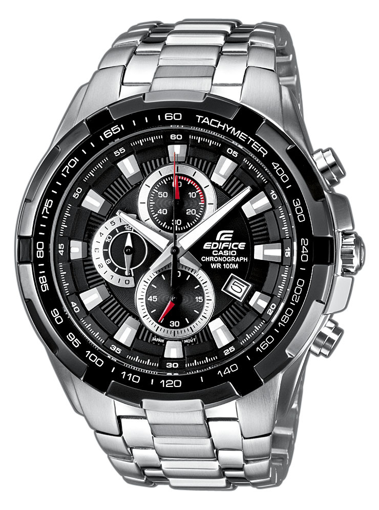 Casio Miesten kello EF-539D-1AVEF Edifice Musta/Teräs Ø48.5 mm