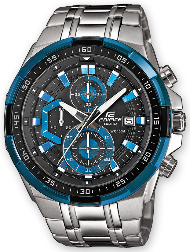 Casio Miesten kello EFR-539D-1A2VUEF Edifice Musta/Teräs Ø49 mm