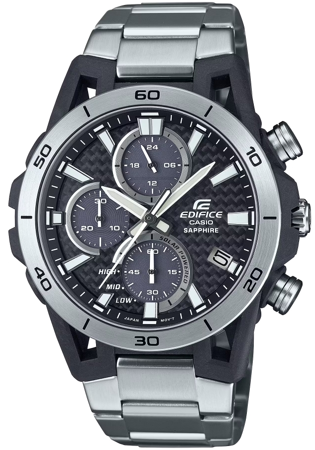 Casio Miesten kello EFS-S640D-1AVUEF Edifice Harmaa/Teräs Ø44.5 mm