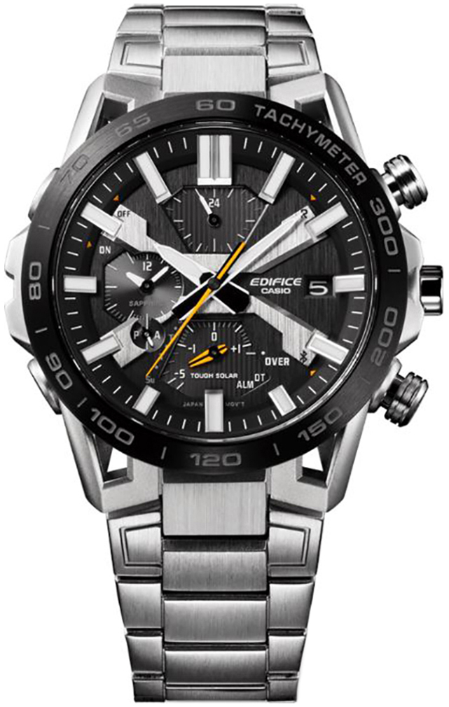 Casio Miesten kello EQB-2000DB-1AER Edifice Musta/Teräs Ø47.8 mm