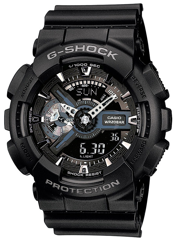 Casio Miesten kello GA-110-1BER G-Shock Harmaa/Muovi Ø51 mm