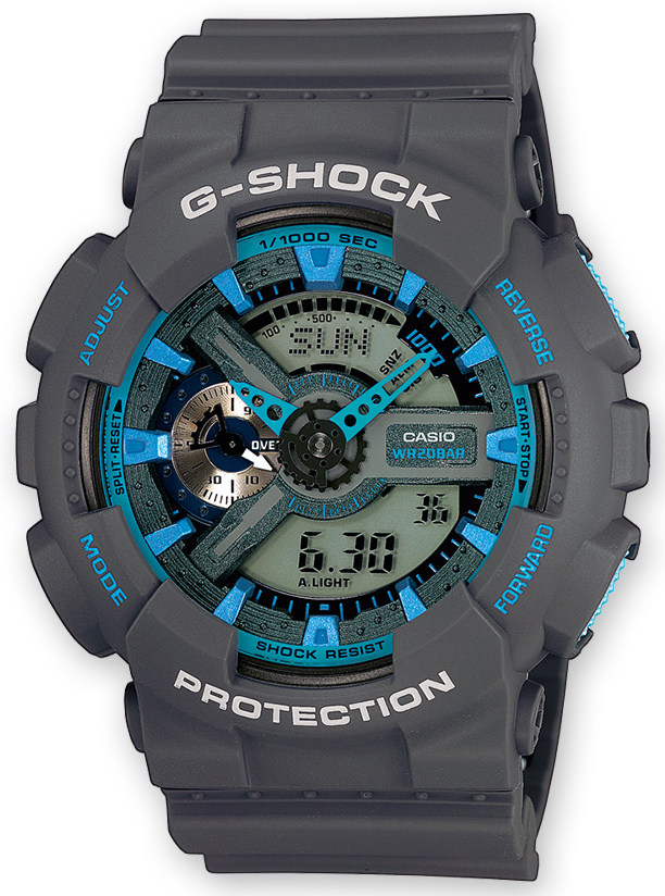 Casio G-Shock Miesten kello GA-110TS-8A2ER LCD/Muovi Ø51 mm