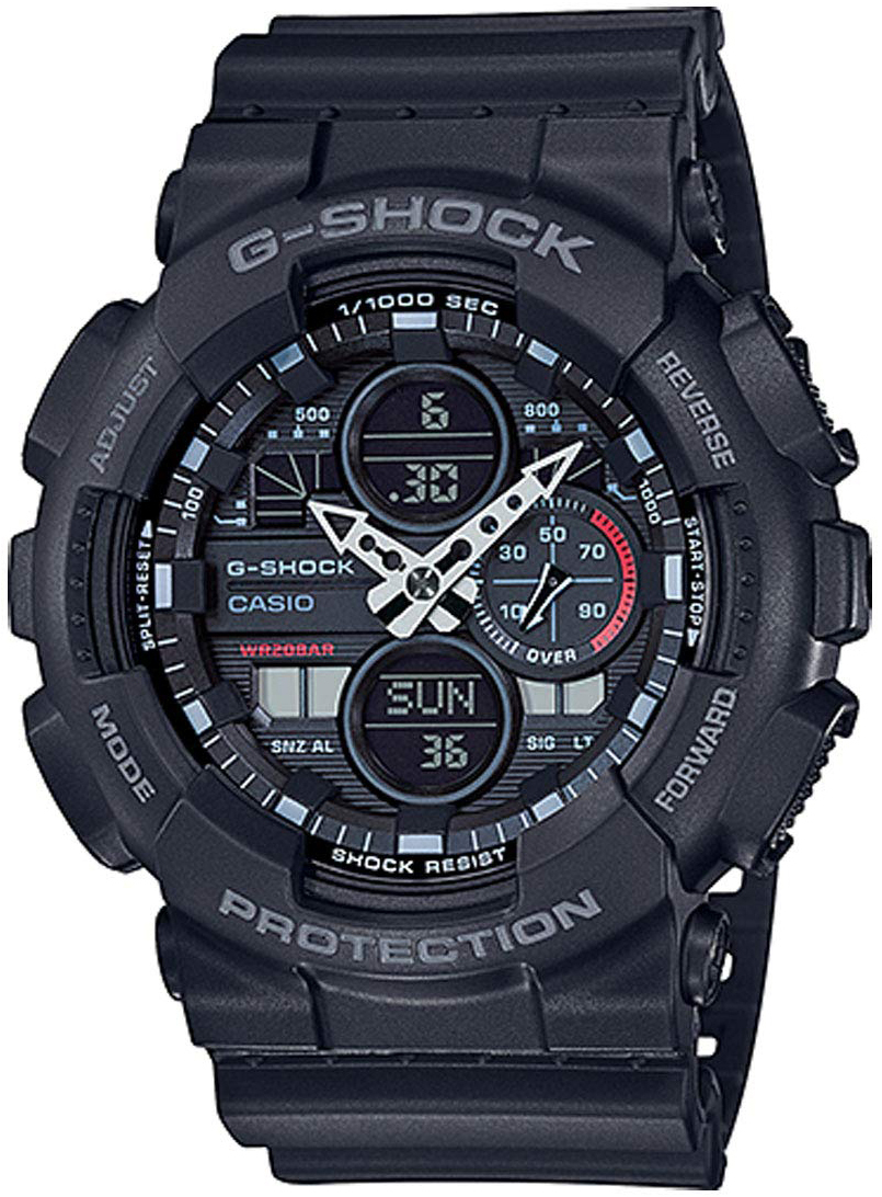 Casio Miesten kello GA-140-1A1ER G-Shock Musta/Muovi Ø51.2 mm