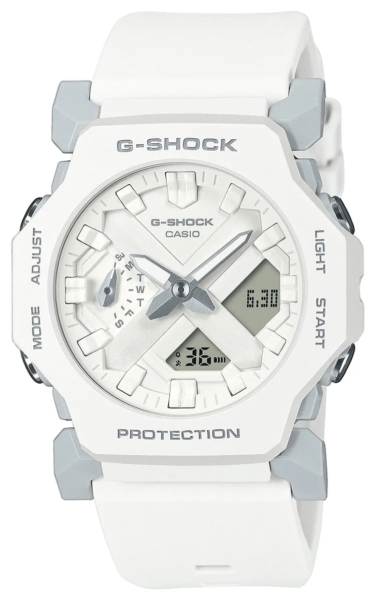 Casio Miesten kello GA-2300-7AER G-shock Valkoinen/Muovi Ø42.1 mm