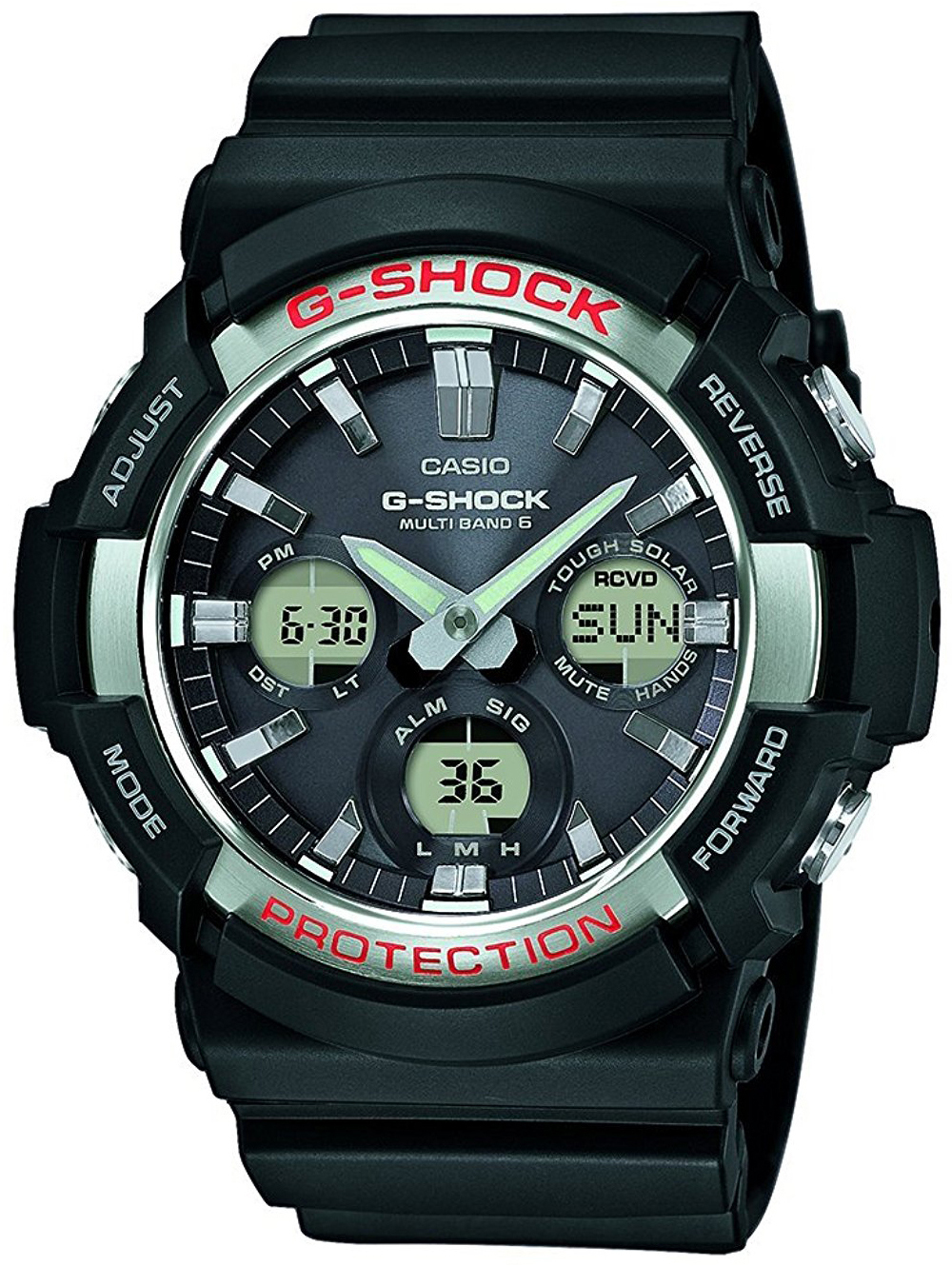 Casio G-Shock Miesten kello GAW-100-1AER Musta/Muovi Ø55.1 mm