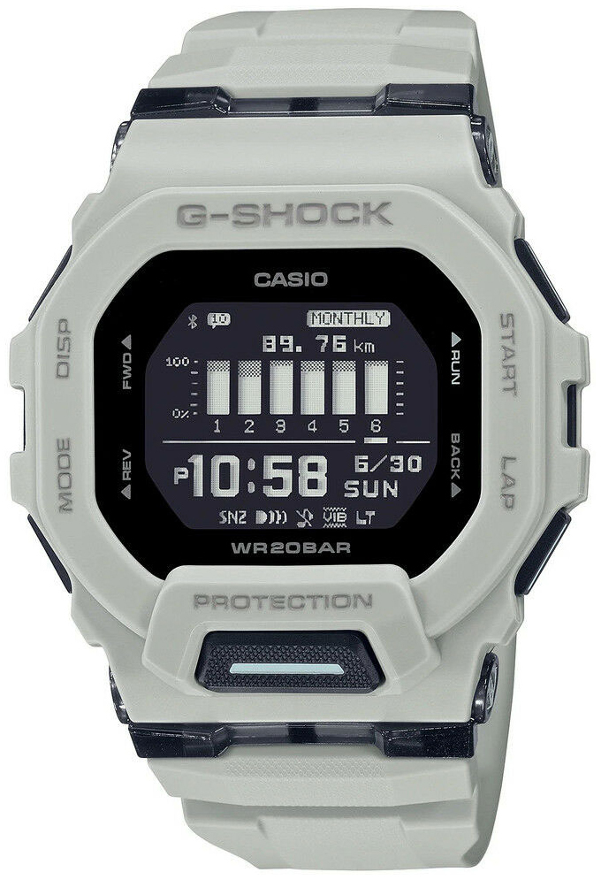 Casio Miesten kello GBD-200UU-9ER G-Shock LCD/Muovi