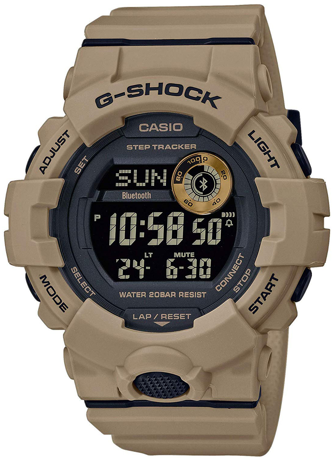 Casio Miesten kello GBD-800UC-5ER G-Shock LCD/Muovi Ø49 mm