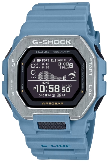 Casio Miesten kello GBX-100-2AER G-lide Musta/Muovi Ø46 mm