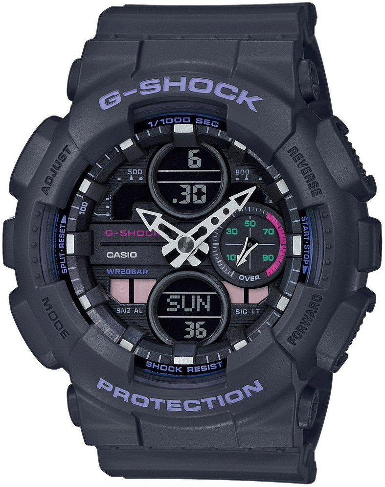 Casio G-Shock Miesten kello GMA-S140-8AER LCD/Muovi Ø45.9 mm