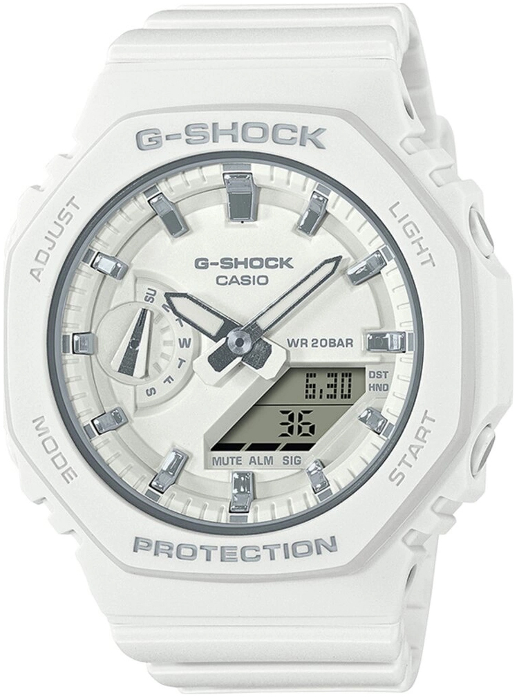 Casio Naisten kello GMA-S2100-7AER G-Shock Valkoinen/Muovi Ø42.9 mm