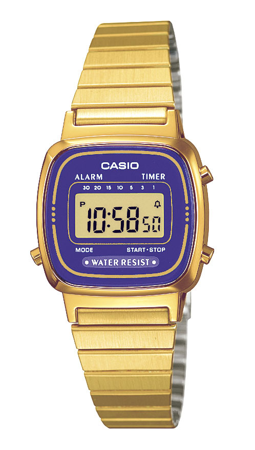 Casio Collection Naisten kello LA670WEGA-6EF Kullansävytetty teräs