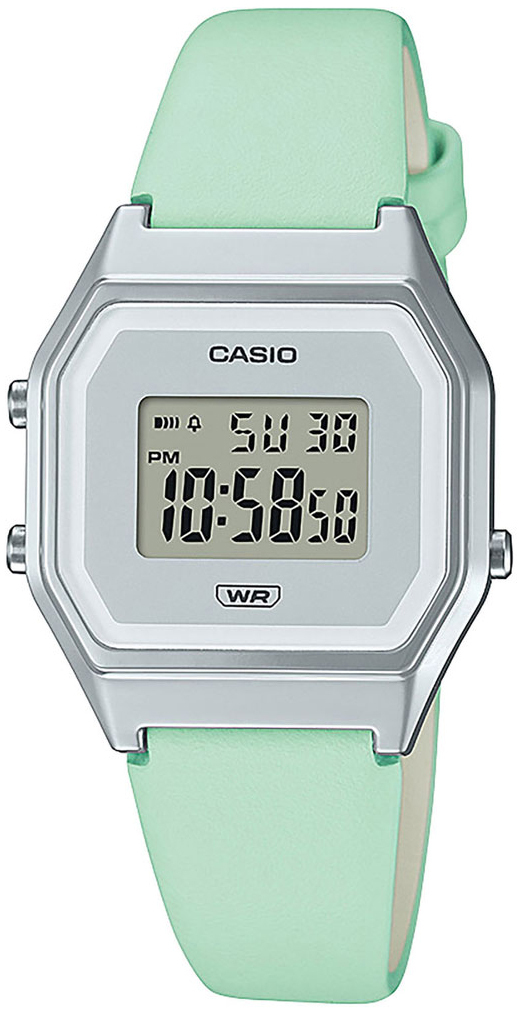 Casio Naisten kello LA680WEL-3EF Vintage LCD/Nahka