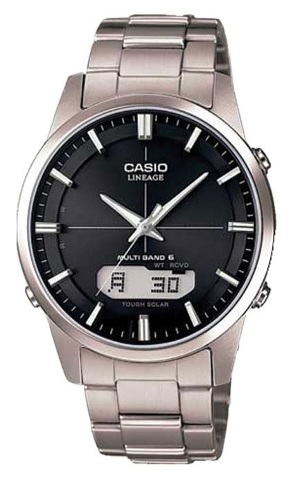 Casio Miesten kello LCW-M170TD-1AER Radio Controlled Musta/Titaani