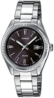 Casio Naisten kello LTP-1302PD-1A1VEG Collection Musta/Teräs Ø34 mm