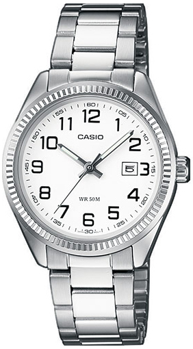 Casio Naisten kello LTP-1302PD-7BVEG Collection Valkoinen/Teräs Ø34