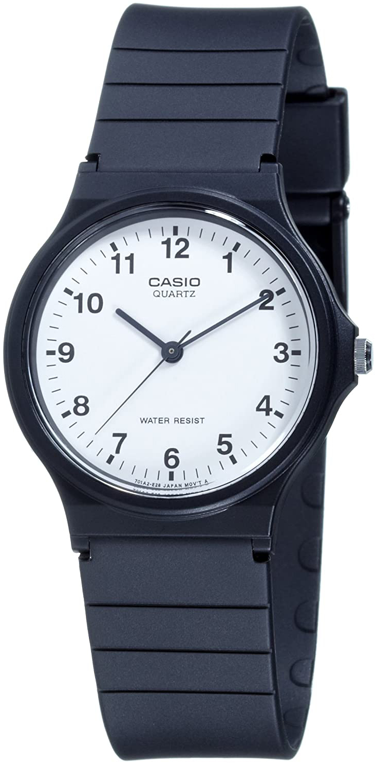 Casio Miesten kello MQ-24-7BLLEG Classic Valkoinen/Muovi Ø35 mm