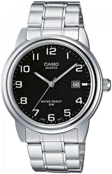 Casio Miesten kello MTP-1221A-1AVEG Musta/Teräs Ø44.2 mm