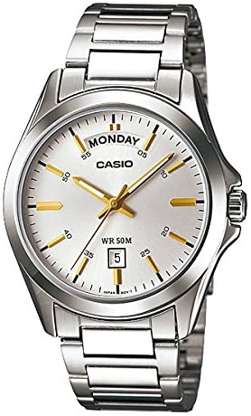 Casio Miesten kello MTP-1370D-7A2VDF Classic Hopea/Teräs Ø40 mm