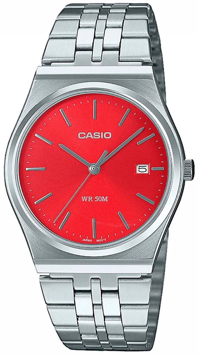 Casio Naisten kello MTP-B145D-4A2VEF Standard Punainen/Teräs Ø35 mm