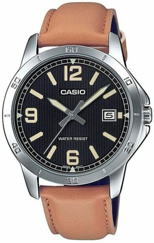 Casio Miesten kello MTP-V004L-1B2UDF Classic Musta/Nahka Ø41 mm