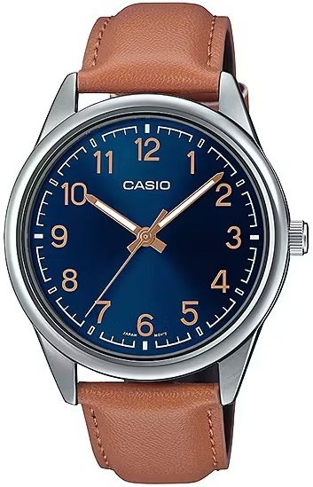 Casio MTP-V005L-2B4UDF Classic Sininen/Nahka Ø40 mm