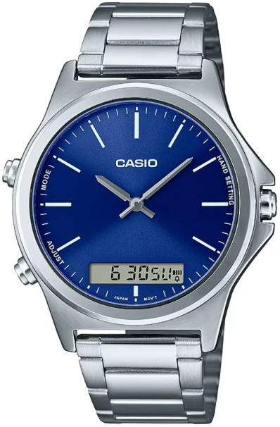 Casio Miesten kello MTP-VC01D-2EUDF Classic Sininen/Teräs Ø41.5 mm