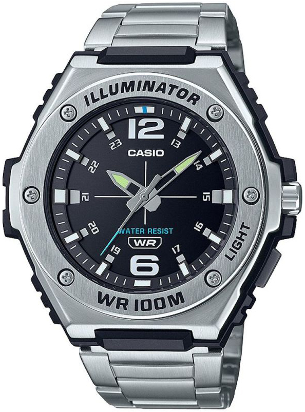 Casio Miesten kello MWA-100HD-1AVEF Collection Musta/Teräs Ø45 mm