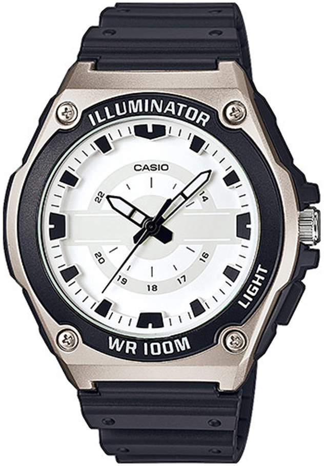 Casio Miesten kello MWC-100H-7AVE Collection Hopea/Muovi Ø46.7 mm