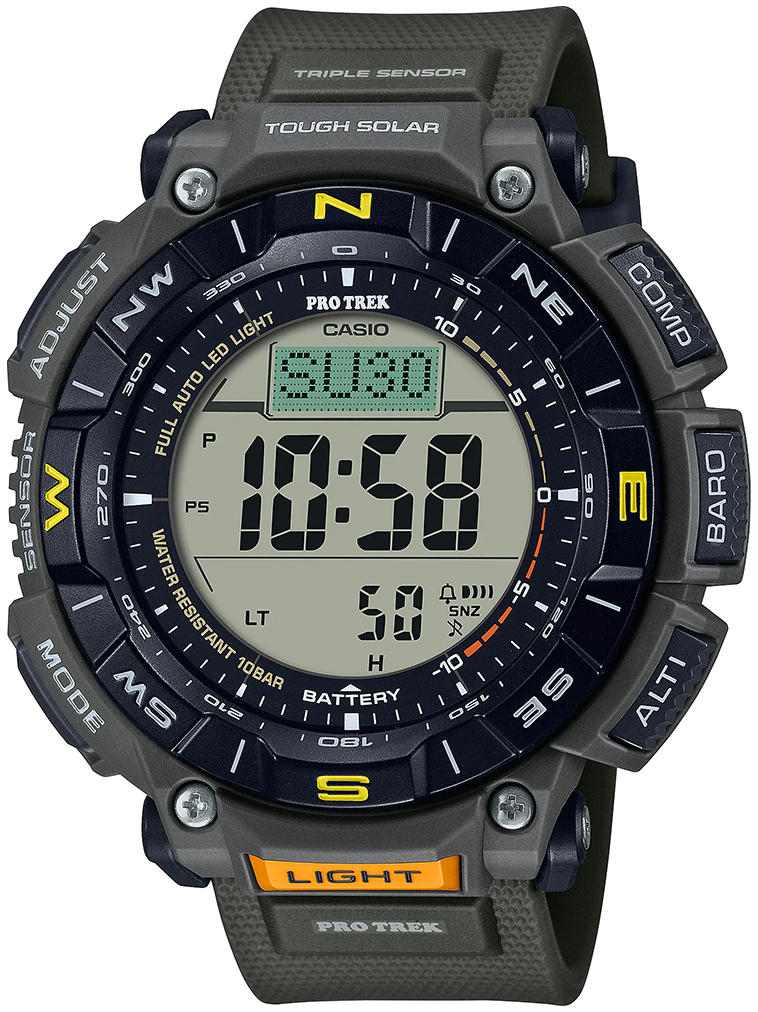 Casio Miesten kello PRG-340-3ER Pro Trek LCD/Kumi Ø51.7 mm