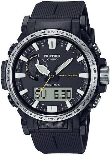 Casio Miesten kello PRW-61-1AER Pro Trek Musta/Muovi Ø47.4 mm