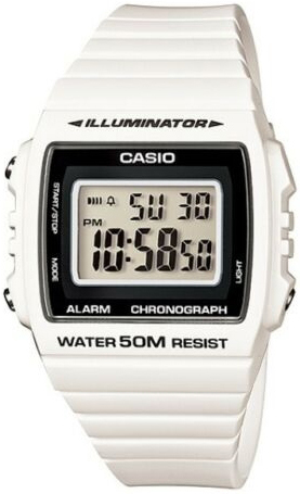 Casio W-215H-7AVDF Classic LCD/Muovi Ø40 mm